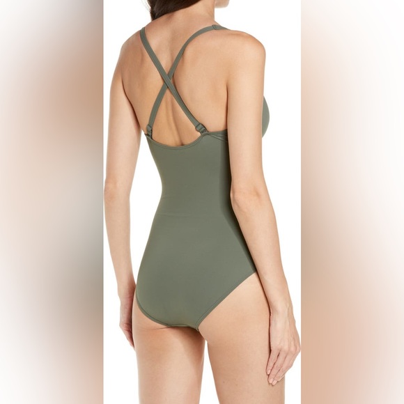 NWT Sea Level Cross Front One-Piece Swimsuit MSRP $115 - Picture 2 of 8